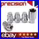 Precision Chrome Locking Wheel Nuts For Ford Fiesta Aftermarket Alloys