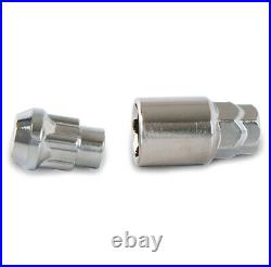Precision Chrome Locking Wheel Nuts For Ford Mondeo MK 4 Aftermarket Alloys