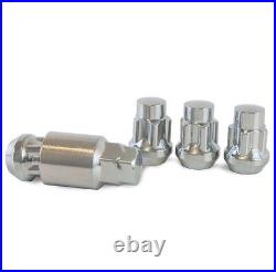 Precision Chrome Locking Wheel Nuts For Honda FRV Aftermarket Alloys