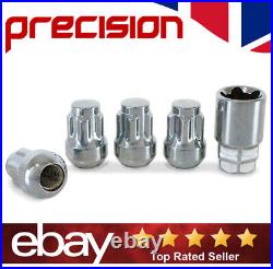 Precision Chrome Locking Wheel Nuts For Honda Vehicles Radius Seat