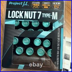 Project Mu Super Lock Nut 7 Type M M12xP1.50 Wheel Lock Set LN7P150B JDM TOYOTA