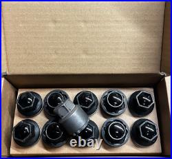 RANGE ROVER SPORT L494 VOGUE L405 DEFENDER 2020 On BLACK WHEEL LOCK NUTS SET RANGE ROVER SPORT L494 VOGUE L405 DEFENDER 2020 On BLACK WHEEL LOCK NUTS SET