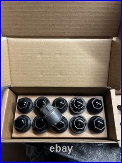 RANGE ROVER SPORT L494 VOGUE L405 DEFENDER 2020 On BLACK WHEEL LOCK NUTS SET RANGE ROVER SPORT L494 VOGUE L405 DEFENDER 2020 On BLACK WHEEL LOCK NUTS SET