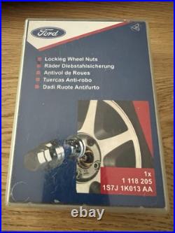 RARE NOS Genuine Ford Locking Wheel Nuts Escort Cosworth Alloys Concours 1118205