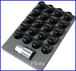 RAYS 19HEX WHEELS NUTS & LOCK M14×1.5/black