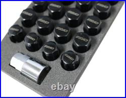 RAYS 19HEX WHEELS NUTS & LOCK M14×1.5/black