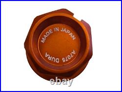 RAYS DURA WHEEL NUTS ALLOY L42 Locking M12 x 1.25 ORANGE Subaru / Nissan