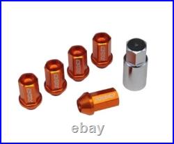 RAYS DURA WHEEL NUTS ALLOY L42 Locking M12 x 1.25 ORANGE Subaru / Nissan