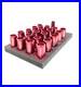 RAYS DURA WHEEL NUTS ALLOY L42 Locking M12 x 1.25 RED Subaru Nissan etc
