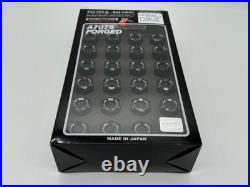 RAYS Genuine Dura Lug Nuts & Lock Set L37 M12 x 1.25 Black 24PC