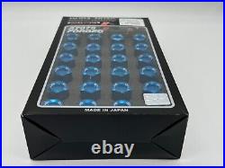 RAYS Genuine Dura Lug Nuts & Lock Set L37 M12 x 1.25 Blue 24PC