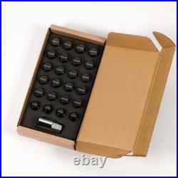 RAYS Genuine Lug Nuts & Lock Set 17HEX L31 M12 x 1.5 Black 24PC