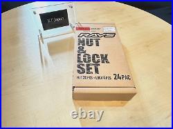 RAYS Genuine Lug Nuts & Lock Set 19HEX L33 M14 x 1.5 Chrome 24PC