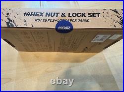 RAYS Genuine Lug Nuts & Lock Set 19HEX L33 M14 x 1.5 Chrome 24PC
