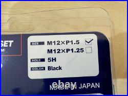 RAYS Steel Wheel Lug Nuts& Locks 17Hex M12x1.50 Thread 5 Holes Black 20PC Set