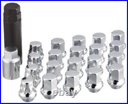 RAYS Steel Wheel Lug Nuts& Locks 17Hex M12x1.50 Thread 5 Holes Chrome 20PC New