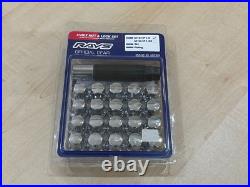 RAYS Steel Wheel Lug Nuts& Locks 17Hex M12x1.50 Thread 5 Holes Chrome 20PC Set