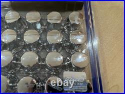 RAYS Steel Wheel Lug Nuts& Locks 17Hex M12x1.50 Thread 5 Holes Chrome 20PC Set