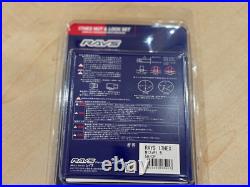 RAYS Steel Wheel Lug Nuts& Locks 17Hex M12x1.50 Thread 5 Holes Chrome 20PC Set