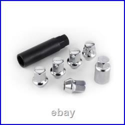 RAYS Steel Wheel Lug Nuts& Locks 17Hex M12x1.50 Thread 5 Holes Chrome 20PC Set