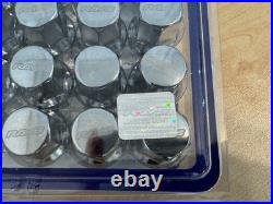 RAYS Steel Wheel Lug Nuts& Locks 17Hex M12x 1.25 Thread 5 Holes Chrome 20PC