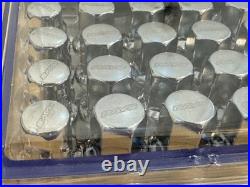 RAYS Steel Wheel Lug Nuts& Locks 17Hex M12x 1.25 Thread 5 Holes Chrome 20PC