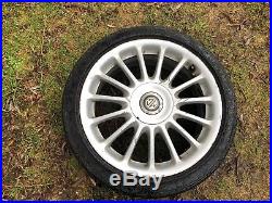 ROVER MG ZR ZS SET OF ALLOY WHEELS TYRES 205/45/17 with wheel nuts lock nuts
