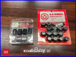 RS Watanabe Locking Wheel Lug Nut Set with Locks 12x1.25 (20 pcs)
