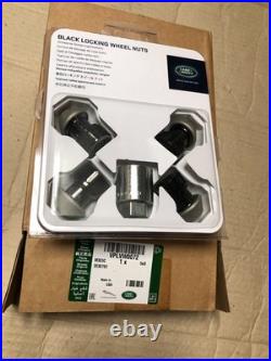 Range Rover Evoque Velar Discovery Sport Black Locking Wheel Nuts Kit Vplvw0072