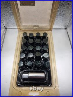 Rays Duralumin Lock & Nut M12 x P1.5 Black