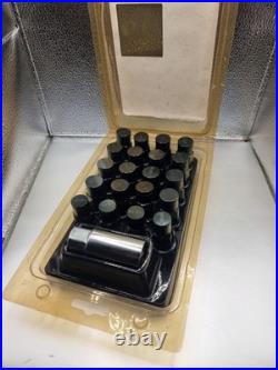 Rays Duralumin Lock & Nut M12 x P1.5 Black