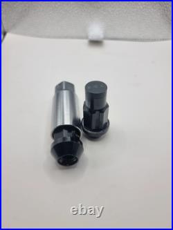 Rays Duralumin Lock & Nut M12 x P1.5 Black