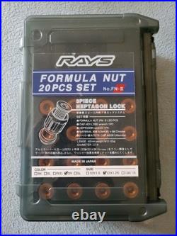 Rays Formula Nuts M12×P1.25 Wheels Lock Set For Subaru Nissan Suzuki Made In JP
