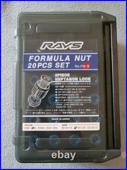 Rays Formula Nuts M12×P1.25 Wheels Lock Set For Subaru Nissan Suzuki Made In Jp