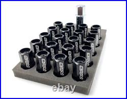 Rays L42 DURA Lock Wheel Nuts M12x1.25 Set of 20 Black