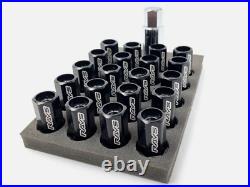 Rays L42 DURA Lock Wheel Nuts M12x1.5 Set of 20 Black new never fit