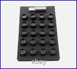 Rays L42 DURA Lock Wheel Nuts M12x1.5 Set of 20 Black new never fit