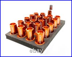 Rays L42 DURA Lock Wheel Nuts M12x1.5 Set of 20 Orange
