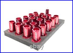 Rays L42 DURA Lock Wheel Nuts M12x1.5 Set of 20 Red