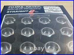Rays Volk Racing Straight L42 Dura Wheels Lock Lug Nuts 12x 1.5 Gun Metal