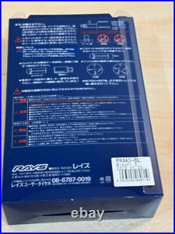 Rays Volk Racing Straight L42 Dura Wheels Lock Lug Nuts 14x1.5 M14 Blue