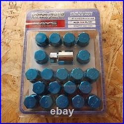 Rays Wheel Lug Nuts Lock Nut Duralumin Anodised BLUE BRAND NEW M12X1.5 Toyota