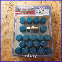 Rays Wheel Lug Nuts Lock Nut Duralumin Anodised BLUE New Fit Nissan M12X1.25