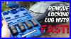 Remove Locking Lug Nuts From Any Car Or Truck Without Keys
