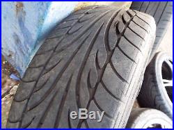 Rover MG F MGF 1996 set of 4 Dynamics alloy wheels & Locking nuts & tyres