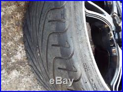 Rover MG F MGF 1996 set of 4 Dynamics alloy wheels & Locking nuts & tyres