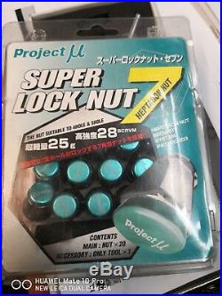 SALE -PROJECT Mu RACING SUPER WHEEL LOCK NUTS 1.25MM FOR NISSAN SILVIA SKYLINE