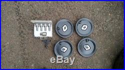 SET OF 15 ALLOY WHEELS & 185/55/15 TYRES & LOCKING NUTS Fits RENAULT CLIO MK2
