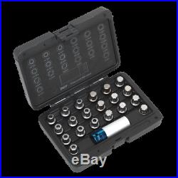 SX209 Sealey Locking Wheel Nut Key Set 21pc BMW & Mini
