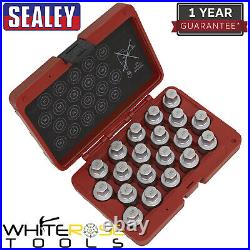 Sealey Locking Wheel Nut Key Set 20pc Vauxhall-B Garage Storage Case